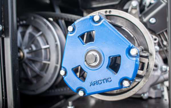 Снегоход БТС Арктик - 4Т Лонг 20 л.с. белый (машинокомплект) | Мототека