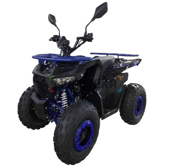 Квадроцикл детский Мотомир ATV Hammer 125 (серия 3) чёрный/красный (машинокомплект) | Мототека