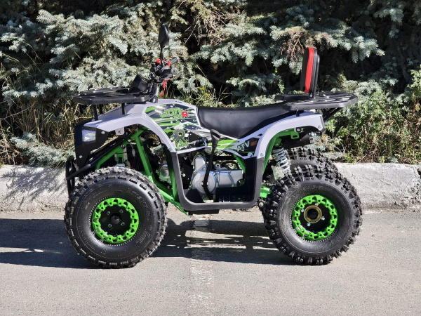 Квадроцикл детский R - MOTO (Р - Мото) Lion 125 AR белый (машинокомплект) | Мототека