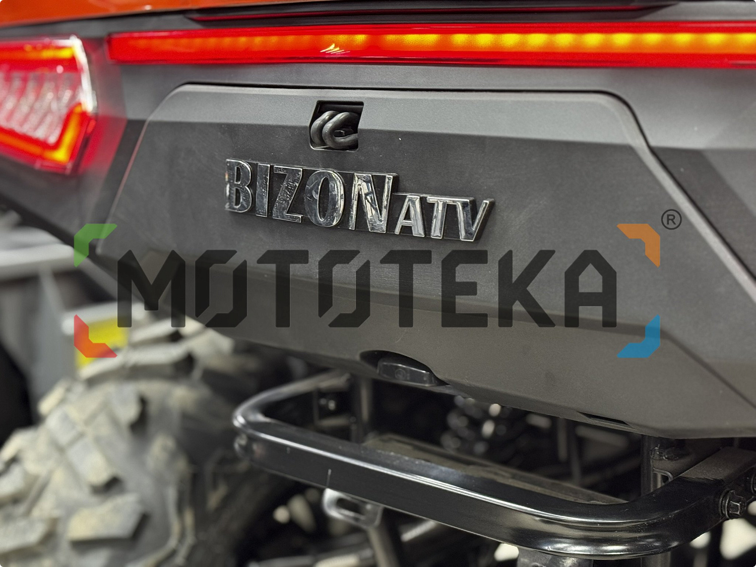 Сезон 2025! Квадрицикл Bizon (Бизон) YK450AL EPS Оранжевый с ПСМ