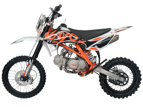 Питбайк KAYO (Кайо) BASIC K125 17/14 KRZ (механ. сцепл., кикстартер, 2024 г.) | Мототека Питбайк KAYO (Кайо) BASIC K125 17/14 KRZ (механ. сцепл., кикстартер, 2024 г.) | Мототека